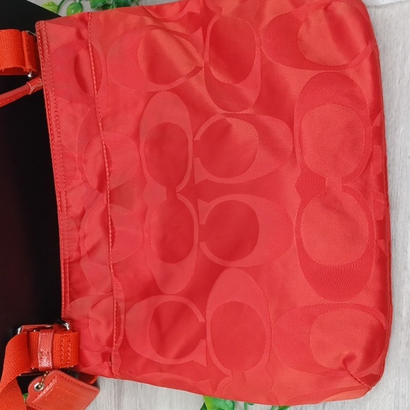 Coach F77408 Nylon Orange - Picture 7 of 13